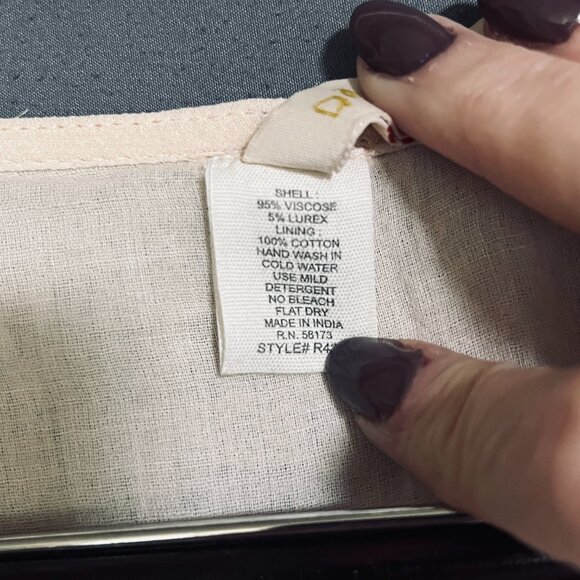 NWT Stunning Raga Apricot Beaded Kimono Duster / Wrap Maxi Dress Large - Picture 6 of 9